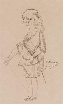 53. Ernst Josephson, Nobleman in 17th Century costume.