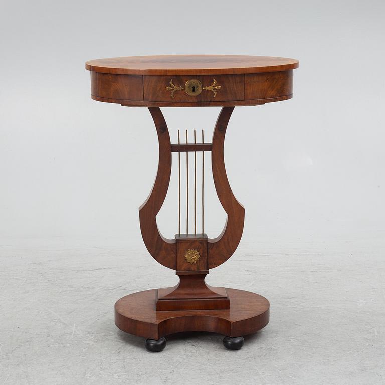 A sewing table, Karl Johan, first half of the 19th century.