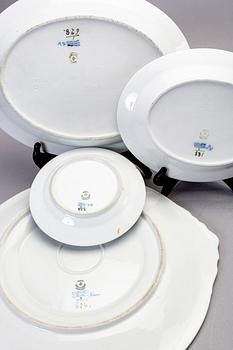 A 120 pcs Musselmalet Royal Copenhagen porcelain dinner service Denmark 1938-1999.