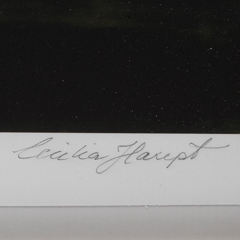 CECILIA HAUPT, gicleetryck, numr 1/50, signerad.