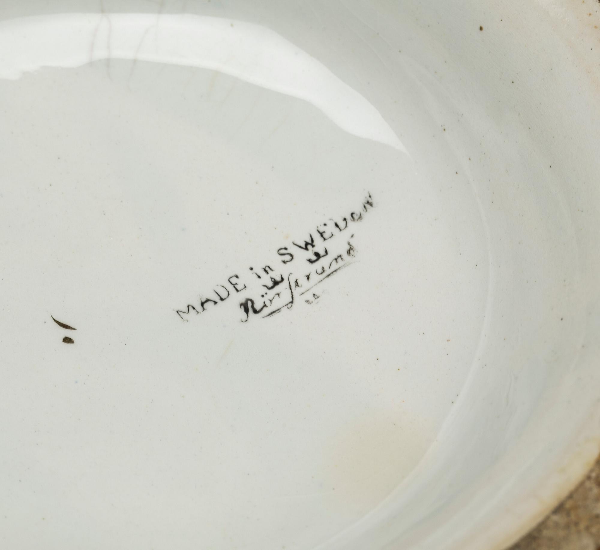 YTTERFODER, majolika, Rörstrand, tidigt 1900-tal.