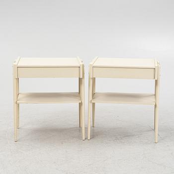 A pair of bedside tables, AB Carlström & Co, 1950's/60's.