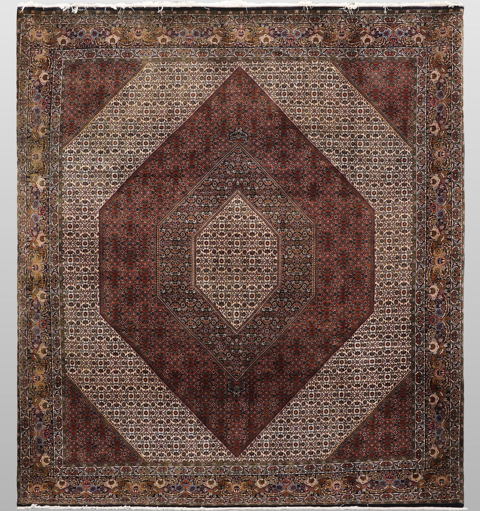 A Bidjar so-called Takab carpet, 348 x 305 cm.