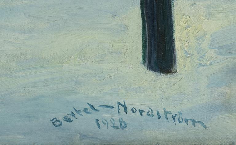 Bertel Bertel-Nordström, oil on canvas, signed and dated 1928.