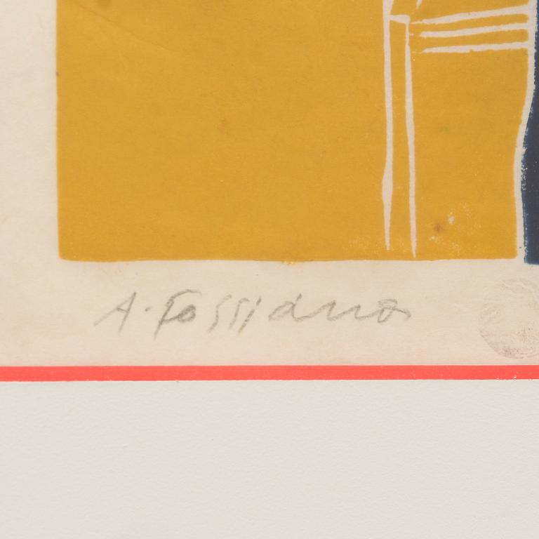 ALEXANDRE FASSIANOS, färglitografi, sign o numr 80/80.