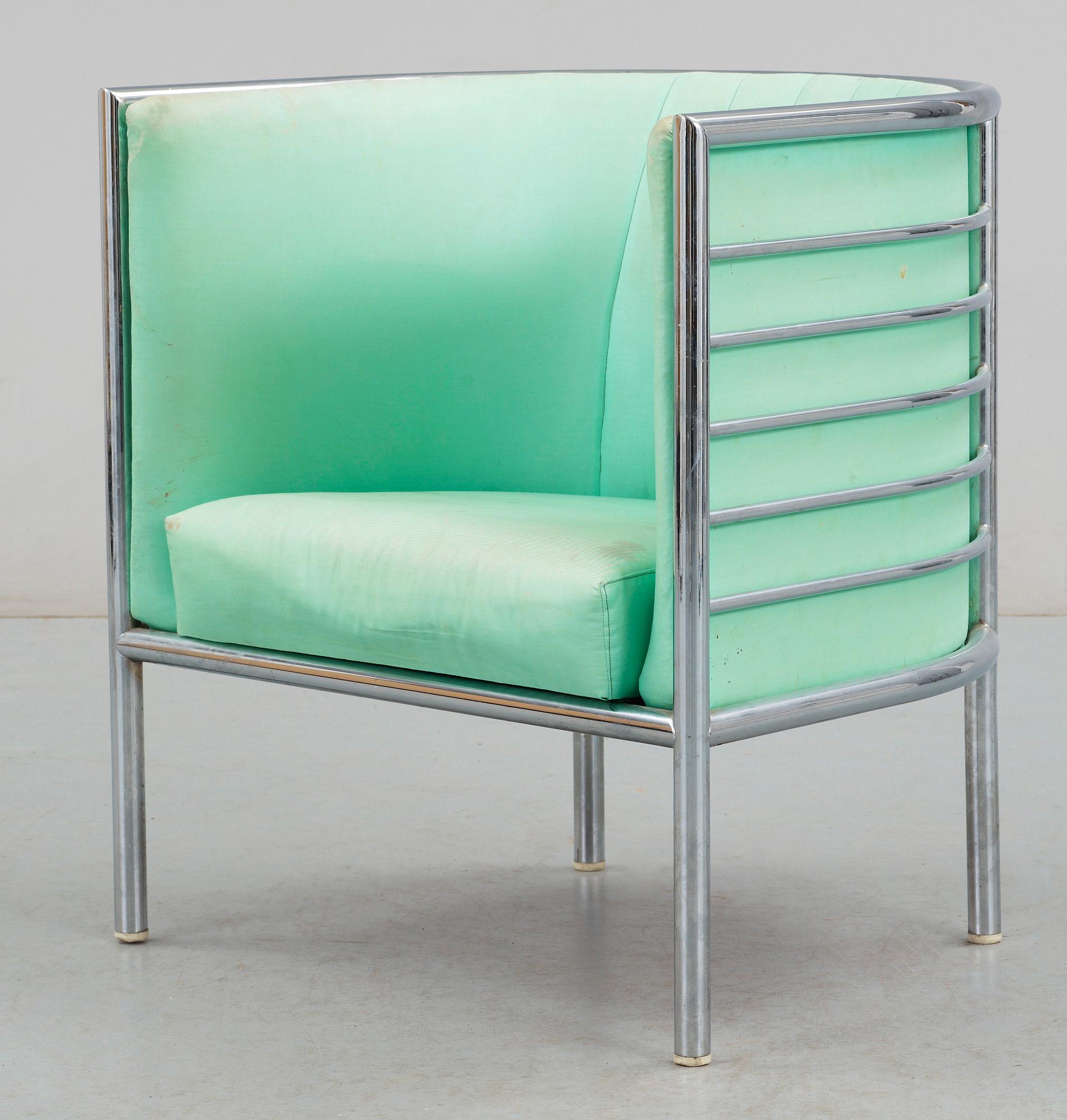 FÅTÖLJ, "Club", formgiven av Peter Celsing, Galleristolen, 1990-tal.