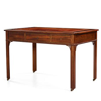 A late Gustavian late 18th century partners desk.