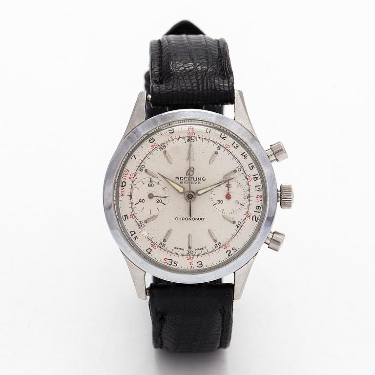 Breitling, Chronomat, chronograph, wristwatch, 36 mm.