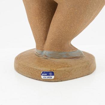 Lisa Larson, figurin, stengods, "Dora", ur serien "ABC-flickor", Gustavsberg.