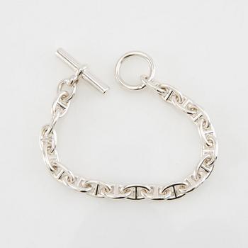 Hermès, bracelet "Chaine d'ancre", silver.