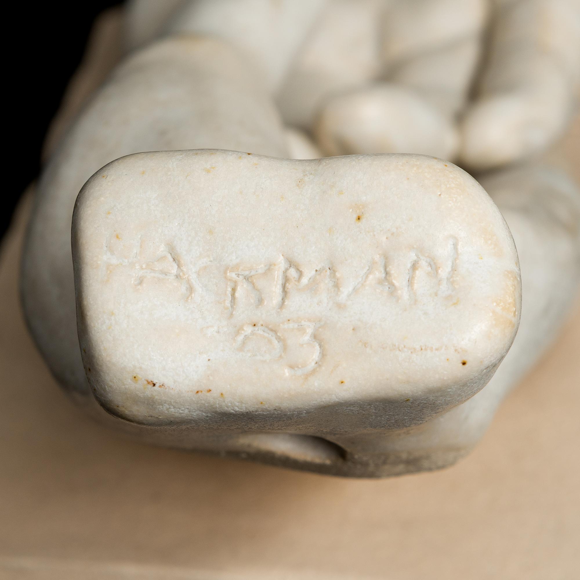 Anna Hackman, a 'Meditation' sculpture signed Hackman -03.