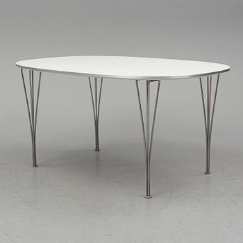 BRUNO MATHSSON & PIET HEIN, bord, "Superelips", Republic of Fritz Hansen, Denmark, MIAB Sverige, 2012.