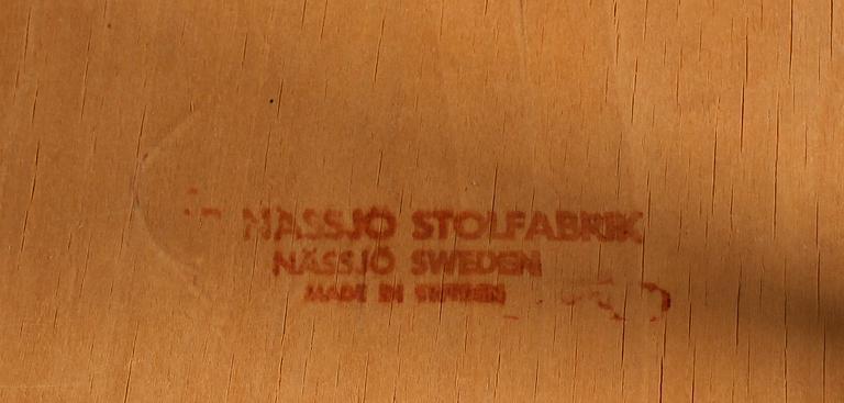 STOLAR, 4 st, Nässjö möbelfabrik, 1900-talets andra hälft.