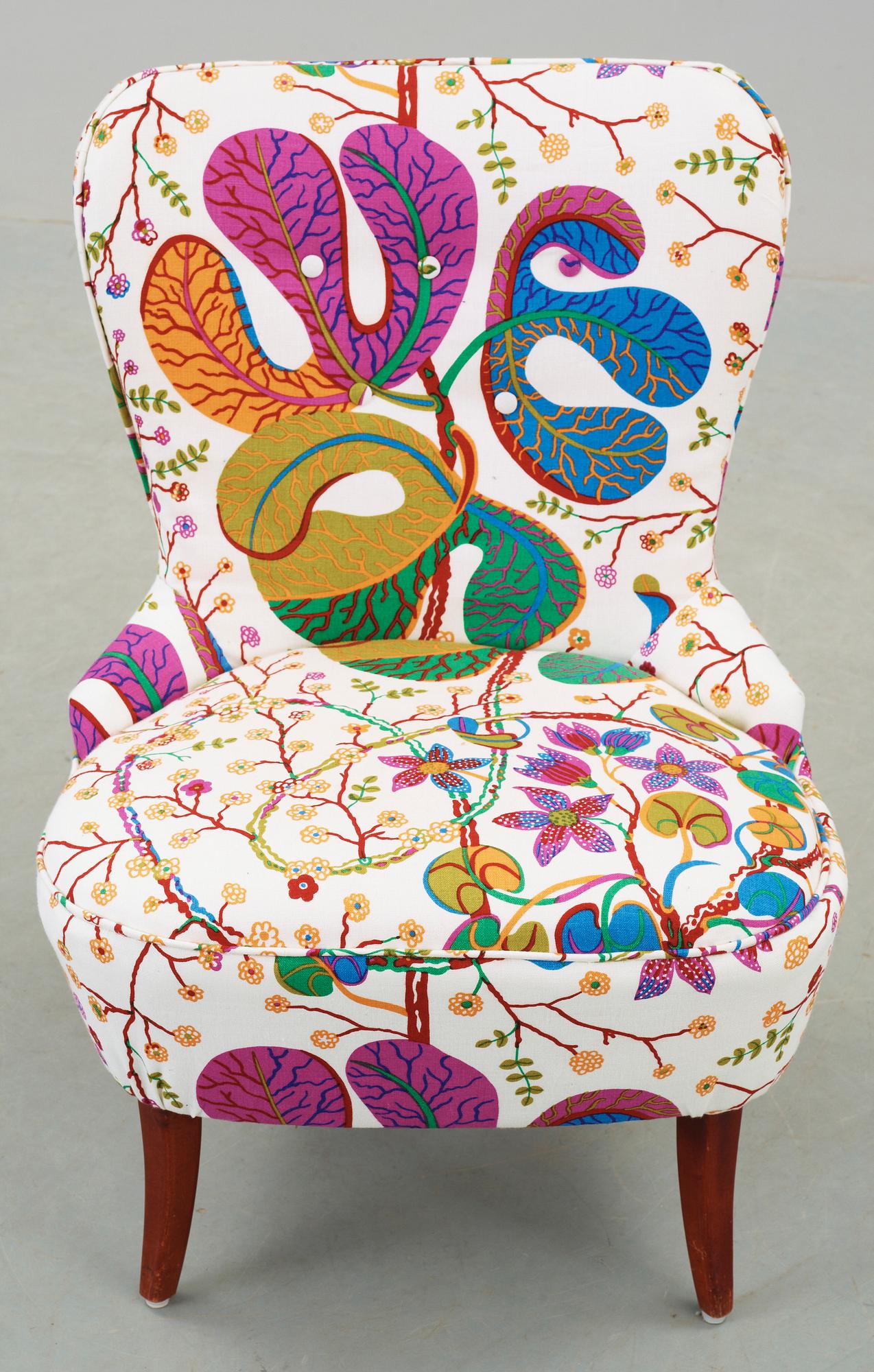 FÅTÖLJ, omkring 1900-talets mitt.