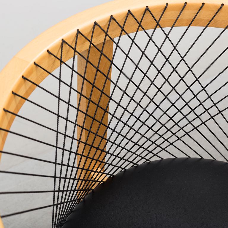 a pair of 'String Chairs' by Niels Jörgen Haugensen, Tranekaer Furniture, Denmark, late 20th century.