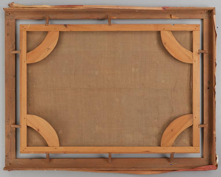 Four-poster bed, called "Axel Oxenstiernas bed", probably 18th century.