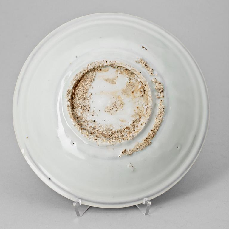 ASSIETTE, porslin. Kina, Ming-stil, 1800-tal.