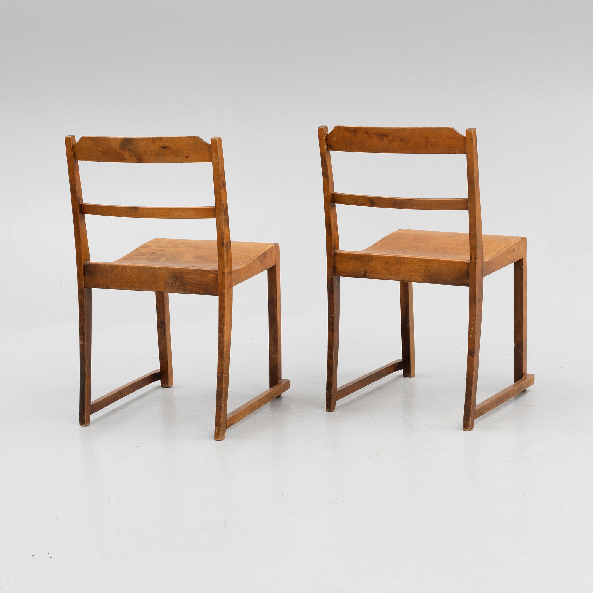 Stolar, 10 st, funkis, Sverige, 1930/40-tal.