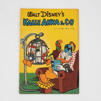 Comic book, "Kalle Anka & Co" No. 7, 1949.