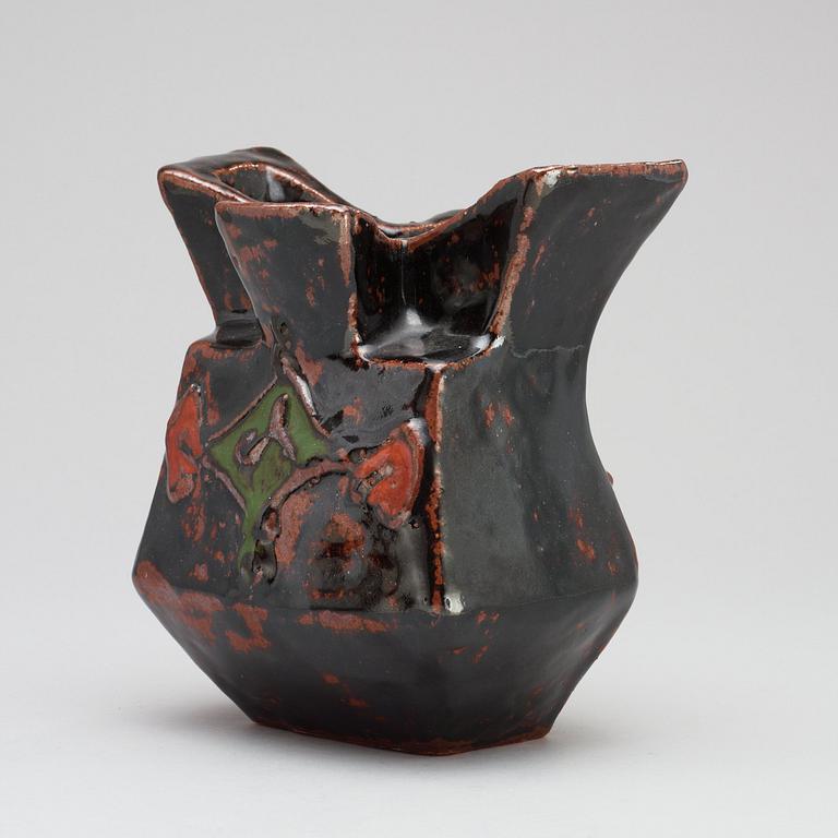 A Japanese stoneware vase, possibly by Shoji Hamada, 1950's.