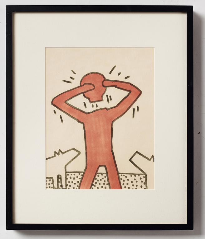 Keith Haring, Untitled (Triptych).
