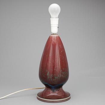 BORDSLAMPA, Berndt Friberg, Gustavsberg. Signerad.