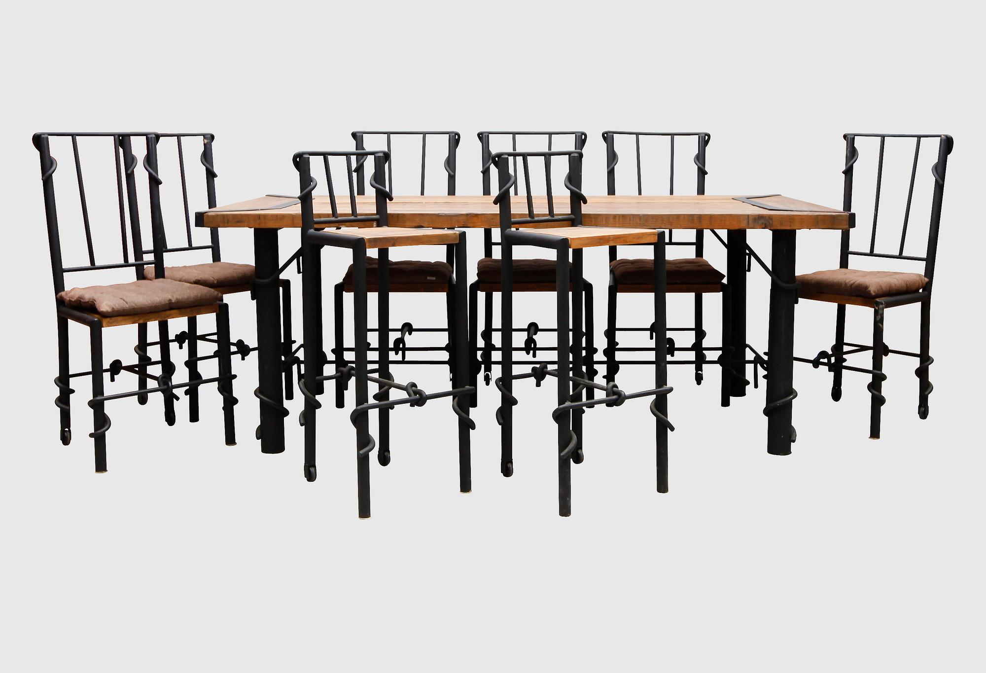 MATGRUPP, 9 delar, troligen Mexiko, 1900-talets senare del.