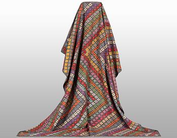 A carpet, kilim, ca 289 x 255 cm.