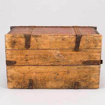 A CHEST, Finnish early 19th century.