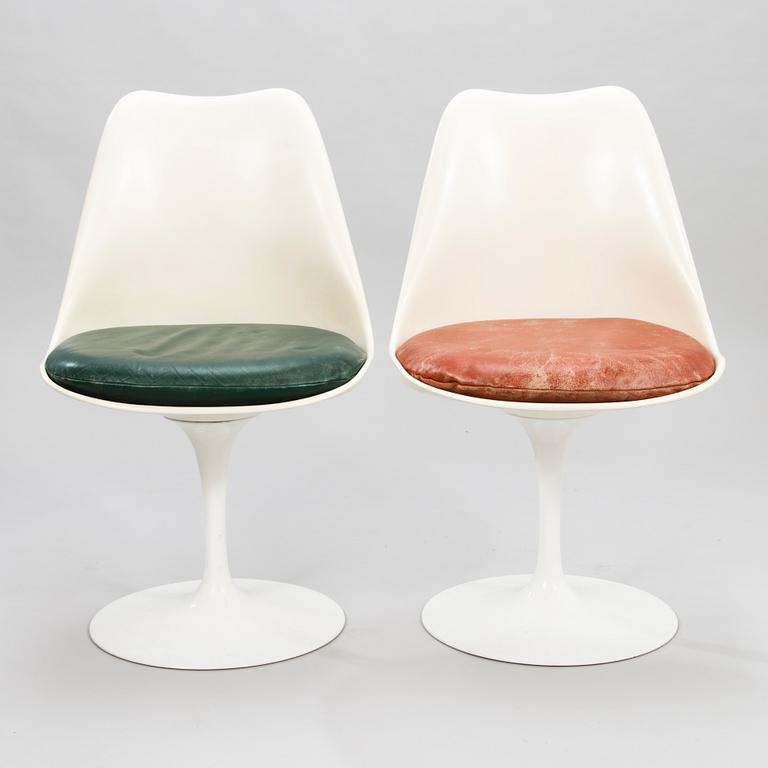 EERO SAARINEN, tuoleja, 10 kpl, "Tulip" Knoll International 1970-luku.