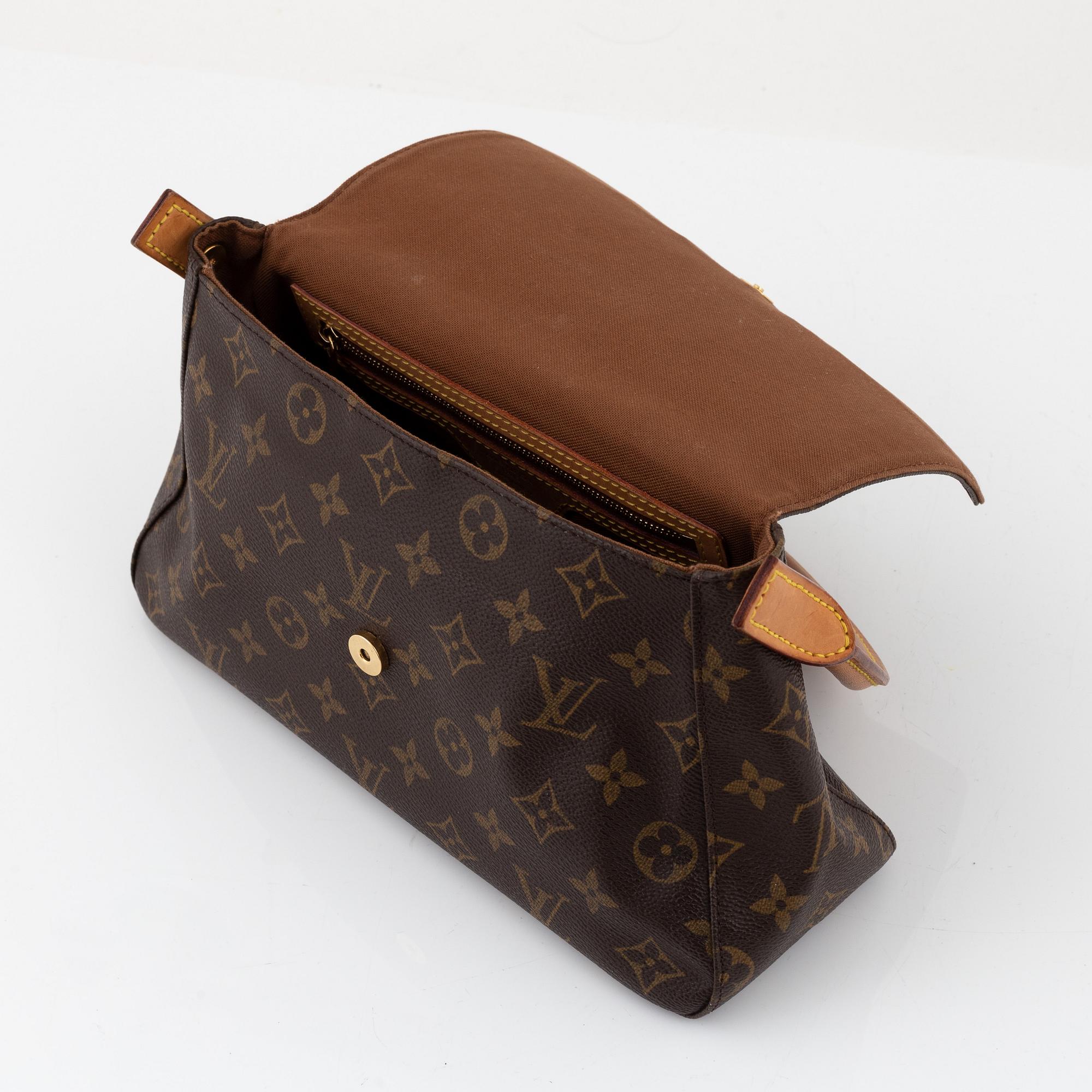 Louis Vuitton, a monogram canvas 'Mini Looping' bag.