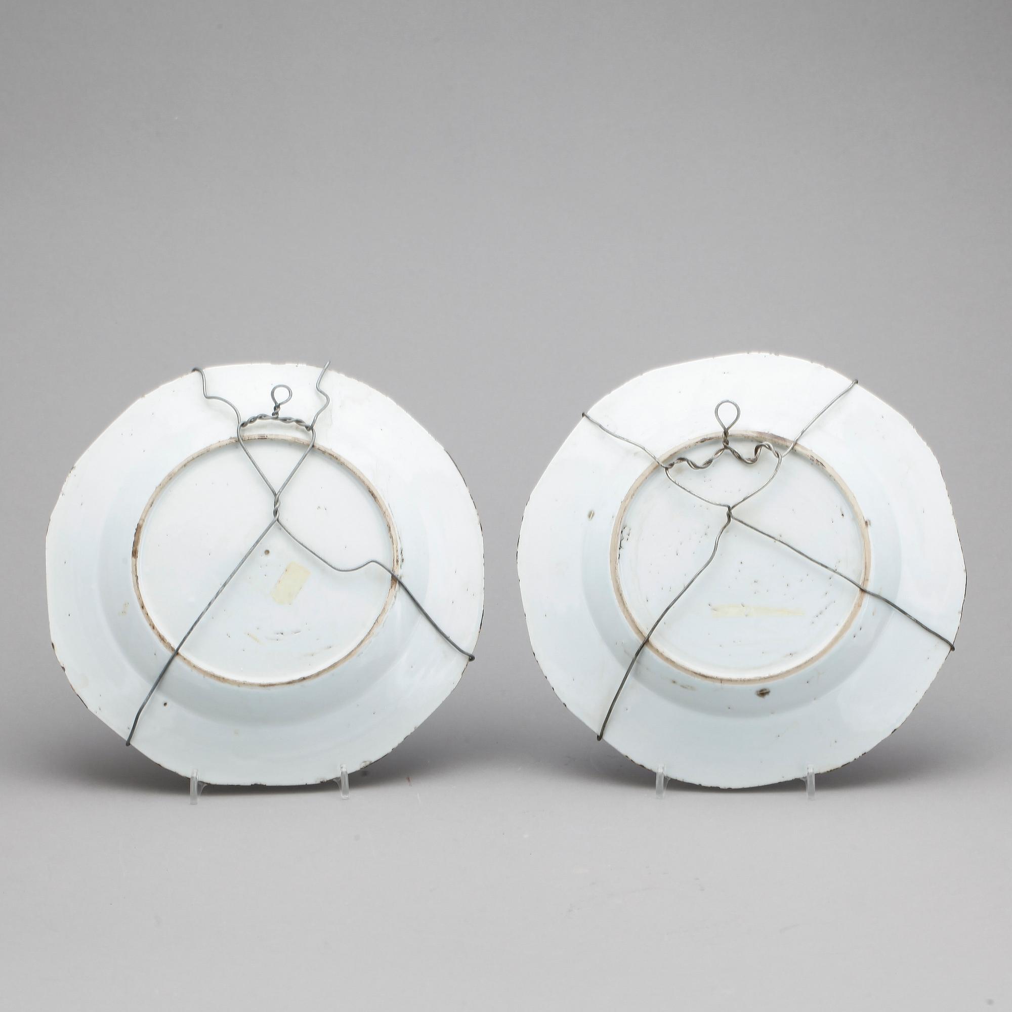 FAT, ett par, porslin, Jiaqing, Kina, tidigt 1800-tal.