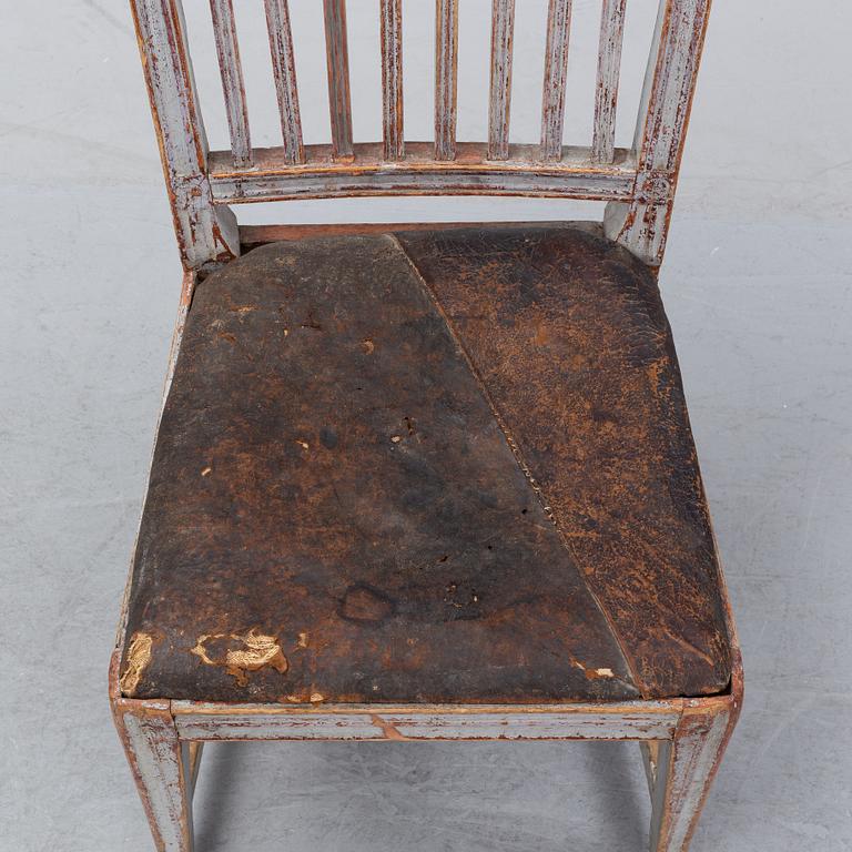 A Swedish chair, early 19th century.