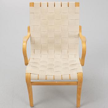 Bruno Mathsson, a 'Mina' armchair, Bruno Mathsson International, Värnamo 1992.