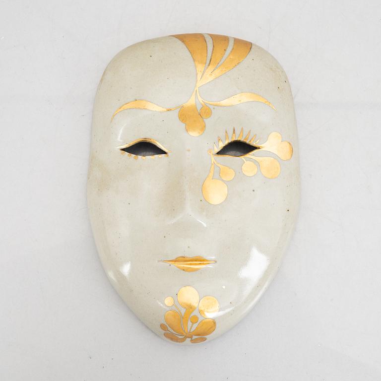 Lisa Larson, mask, stengods, Gustavsberg.