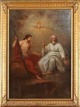 OKÄND KONSTNÄR, olja på duk, omkring sekelskiftet 1800/1900.