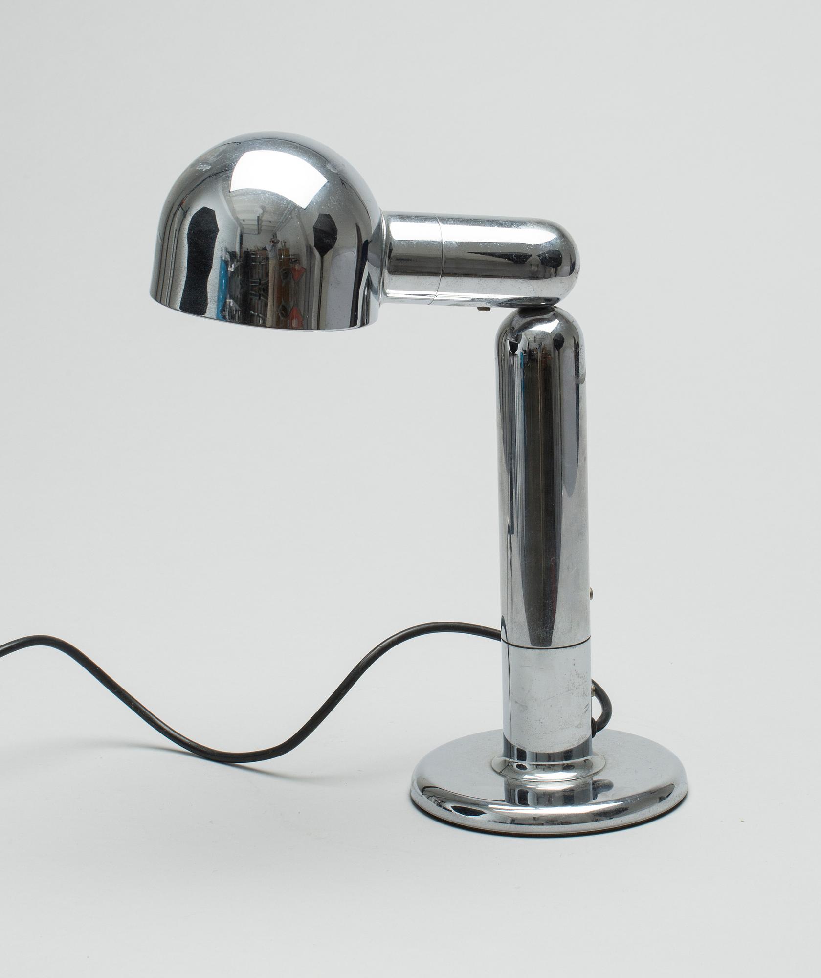 BORDSLAMPA, 1900-talets andra hälft.