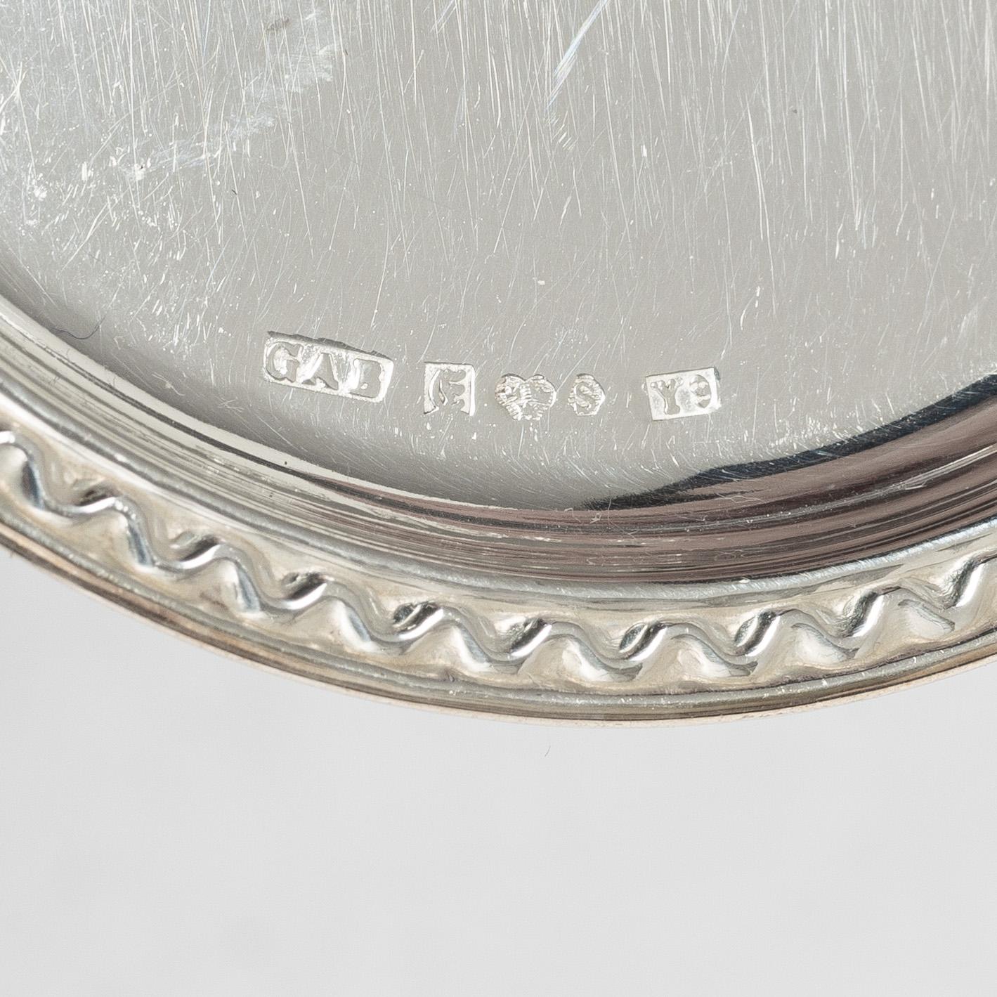 Coasters, 13 pcs, and cocktail sticks, 10 pcs, silver, Sweden, including GAB, Eskilstuna 1973.