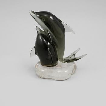 FIGURIN, glas, Archimede Seguso, Murano, 1900-talets andra hälft.