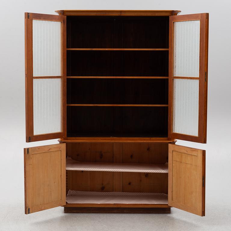 A bookcase, circa 1900.