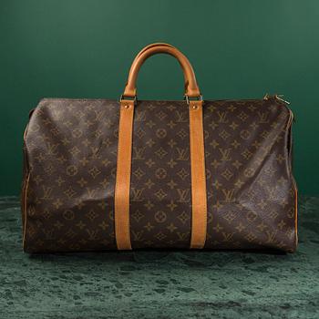 VÄSKA / WEEKENDBAG, "Keepall 50", Louis Vuitton.