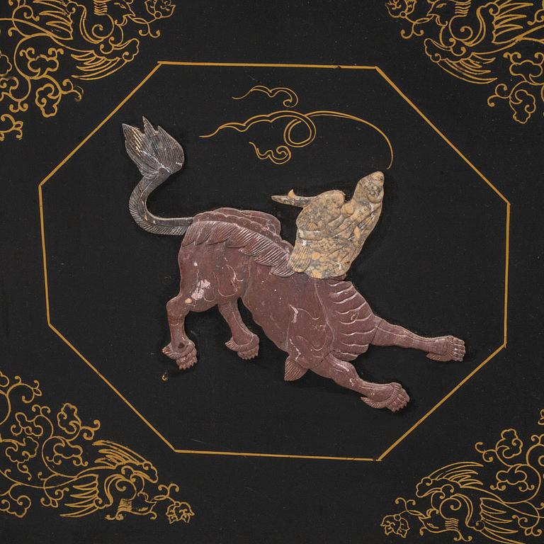 A folding screen, China, mid/second half of the 20th century.