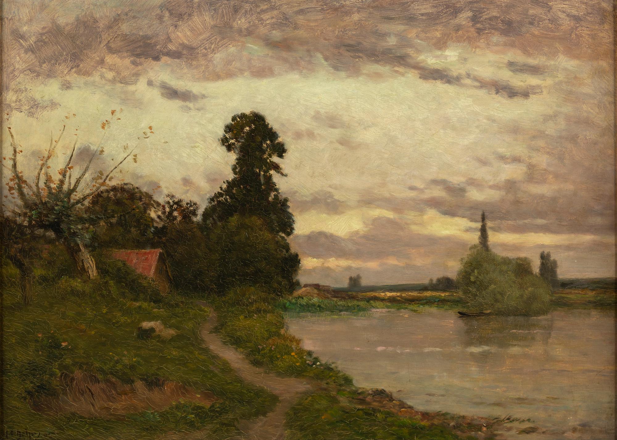 HIPPOLYTE-CAMILLE DELPY, oil on canvas, sigend and dated -05.