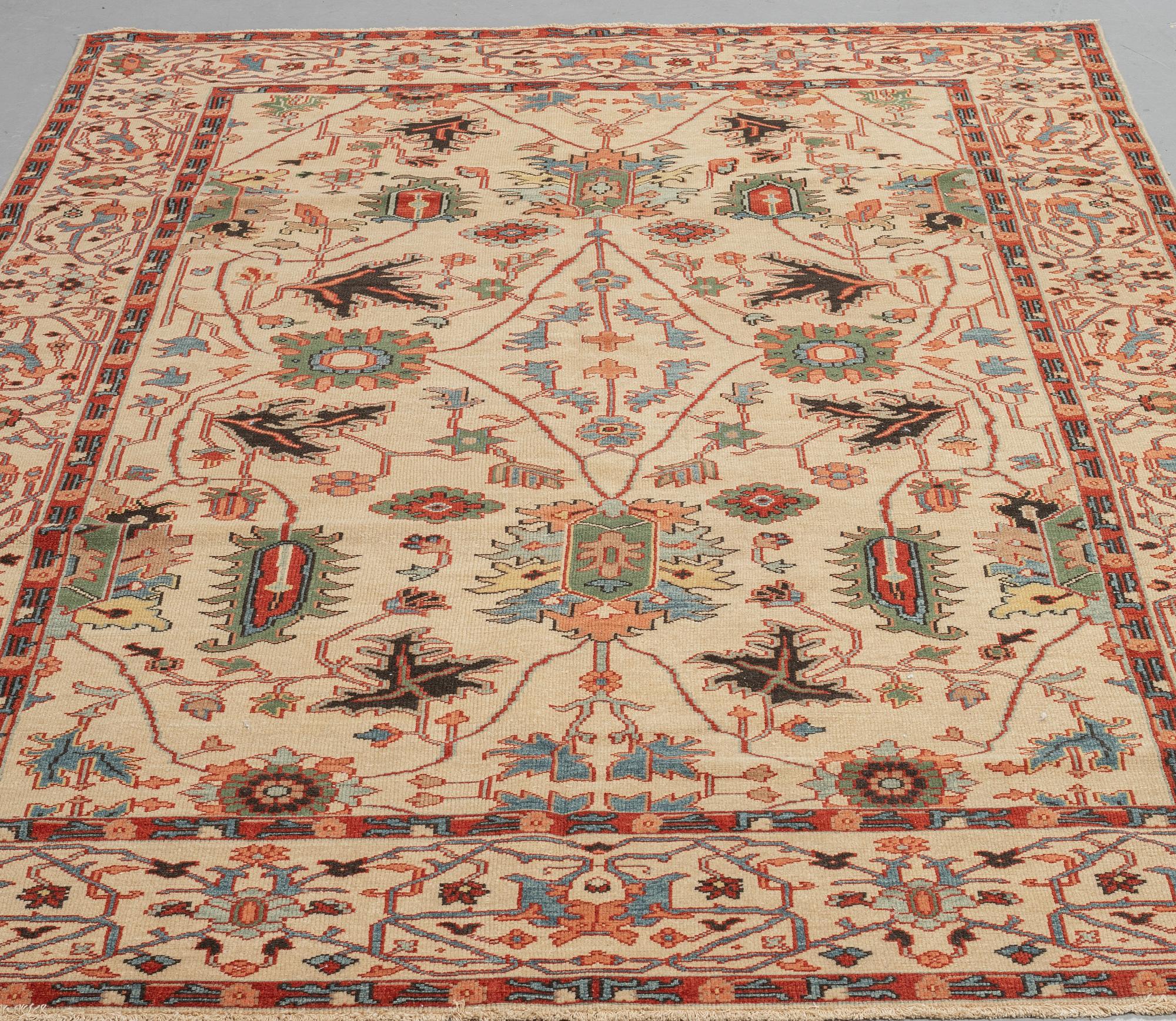 Matta, Ushak design, ca 282 x 185 cm.