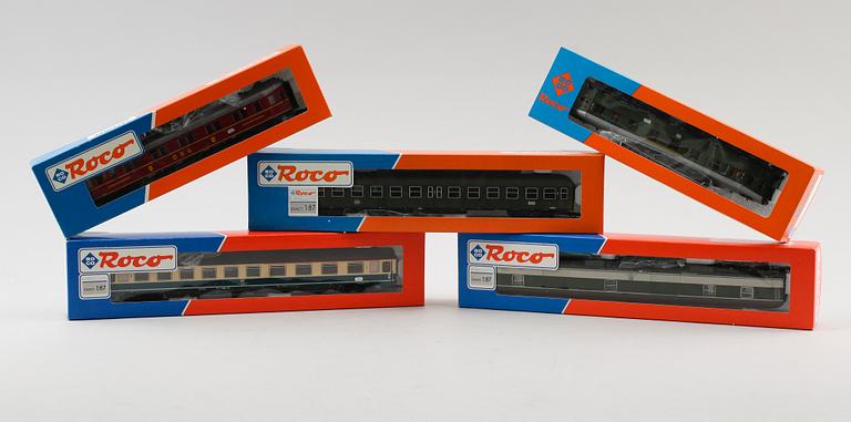 SAMLING MODELLTÅGSDELAR, 20 delar, Roco, Österrike.