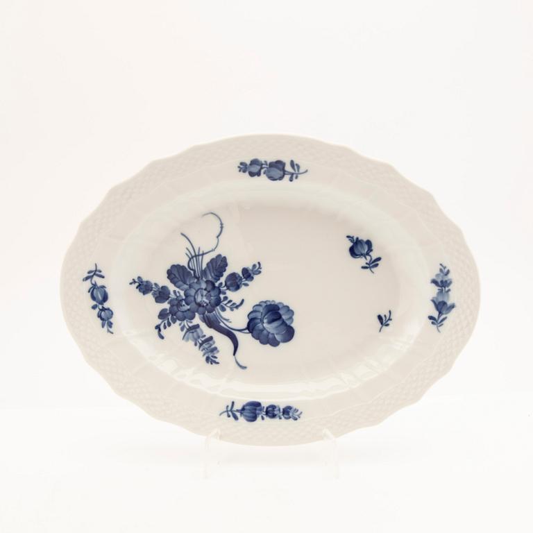 Service "Blue Flower" approx. 130 pcs Royal Copenhagen Denmark 20th century porcelain.