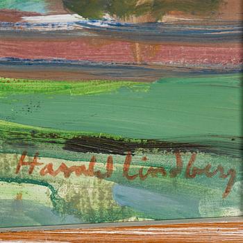 Harald Lindberg, oil on board, signed.