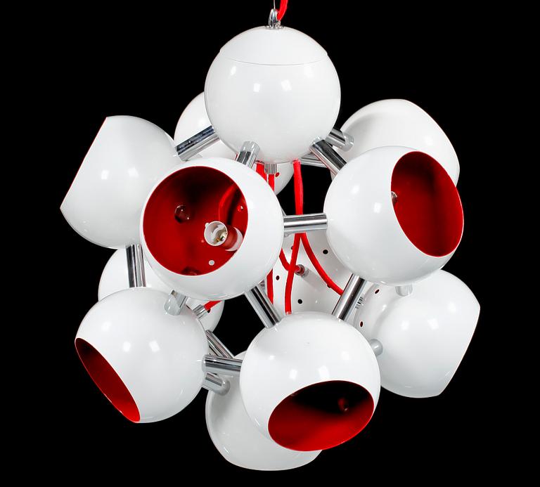 TAKLAMPA, "Spazio", Rydéns, 2000-tal. Höjd 51 cm.