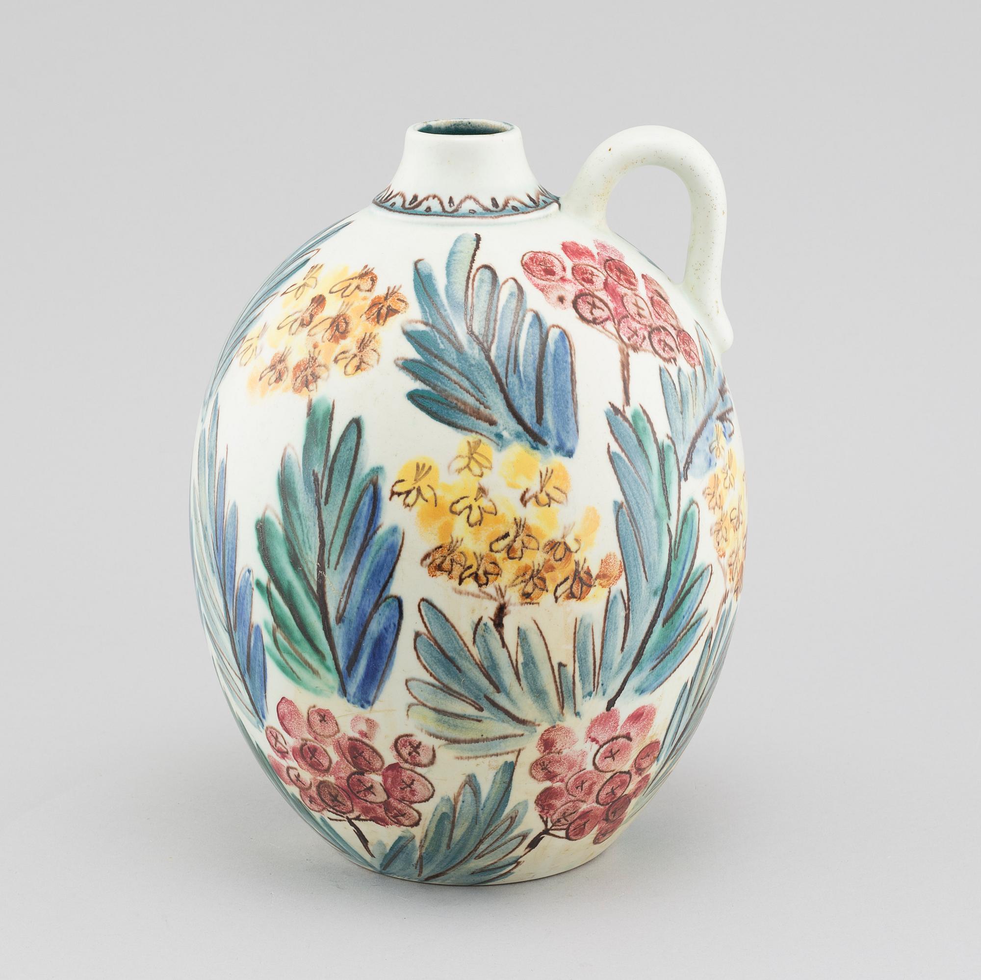 HERTHA BENGTSON, a stoneware vase for Rörstrand, signed.