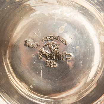 Candelabra, a pair, sterling silver, Mexico.